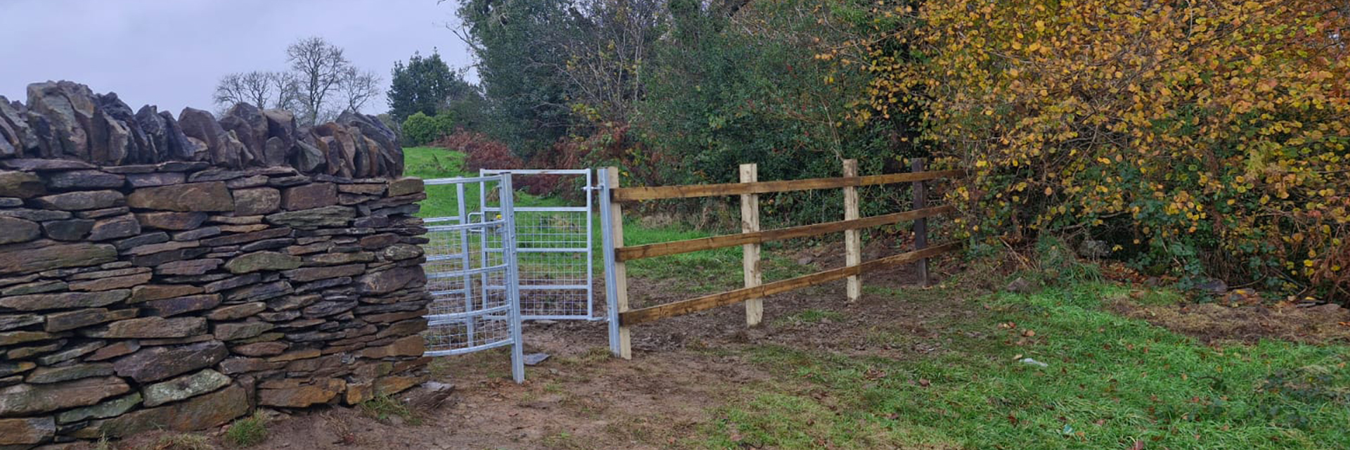 Walkway at Craig yr Hesg