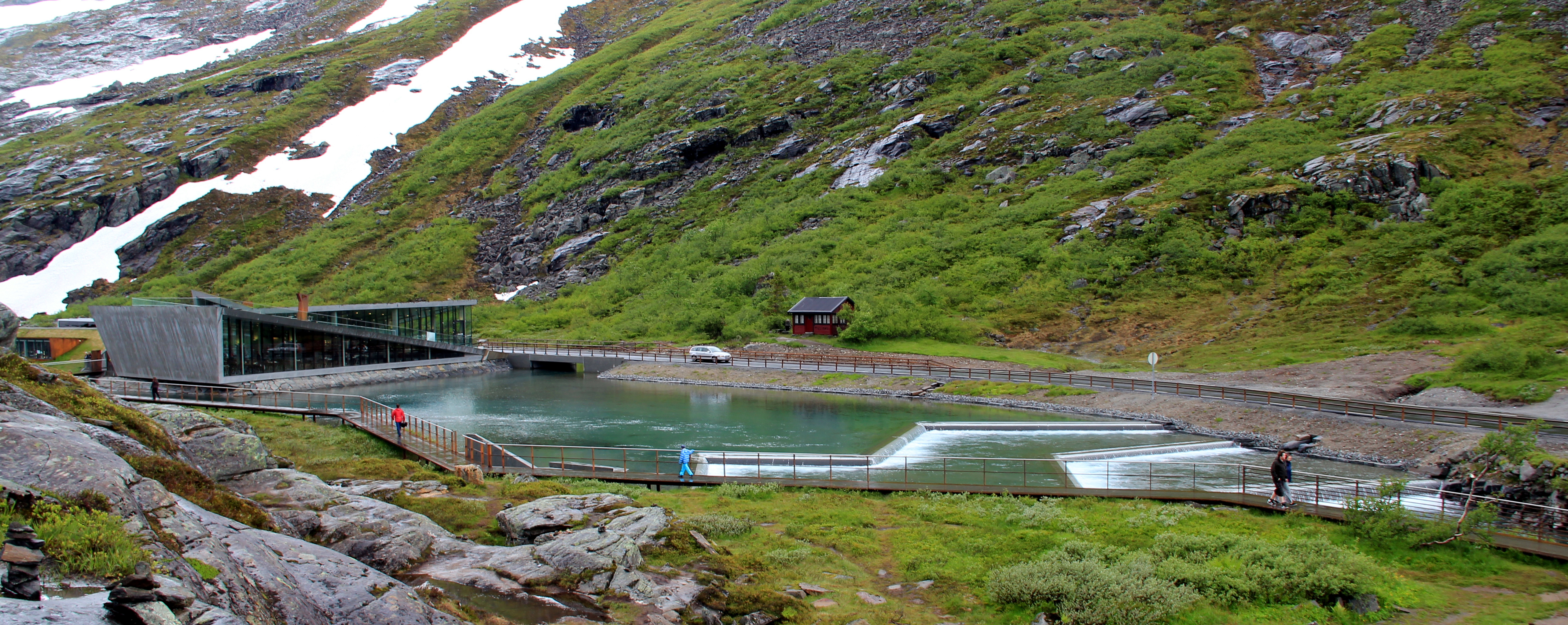 Trollstigen er en del av prosjektet nasjonale rasteplasser.