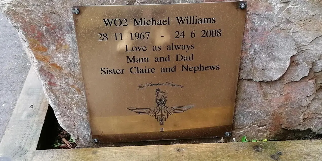 Monument stone for memorial garden