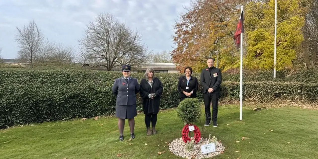 Remembrance Day wreath-laying ceremony at Chipping Sodbury